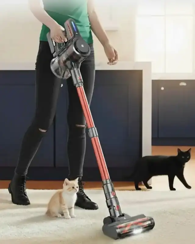Cordless Stick Vacuum Cleaner with Powerful Suction Pet for Hair