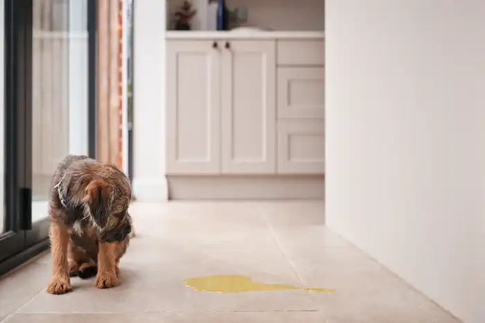 House toilet training border terrier