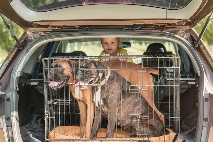 Safe transportation in the car of children and pet