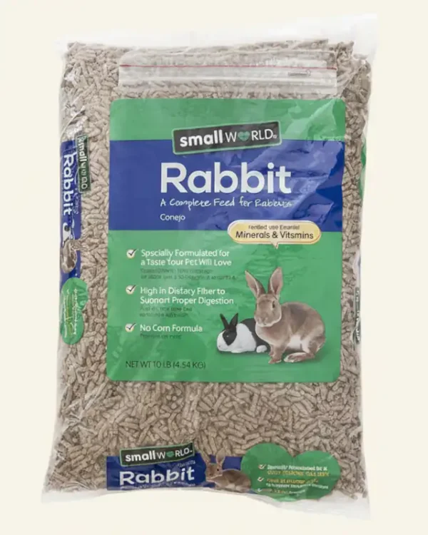 Small World Rabbit Food, Complete Feed, Pelleted Food for Rabbits